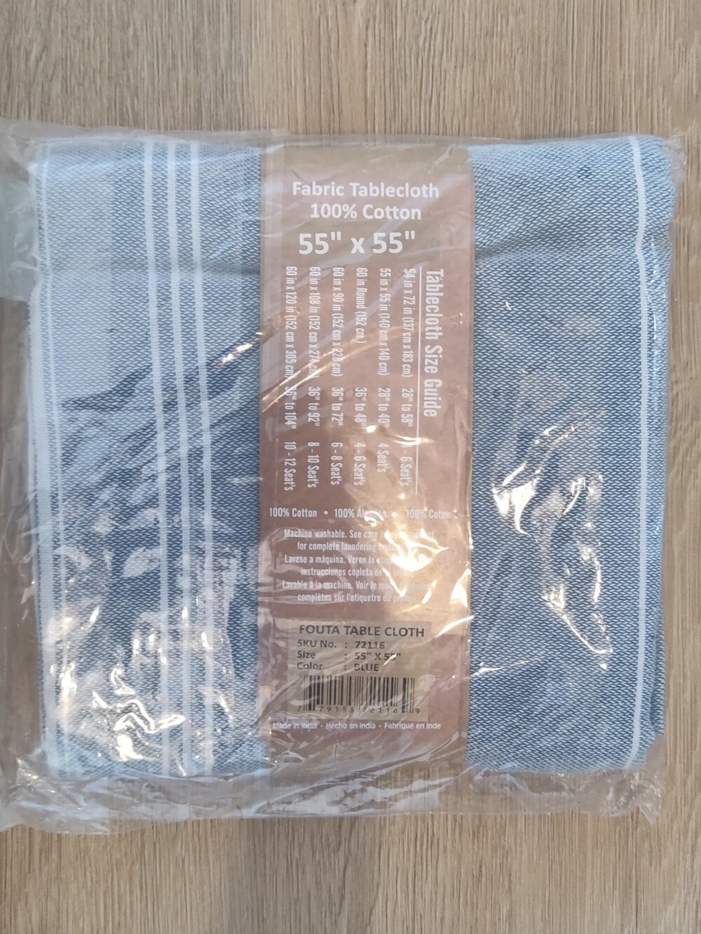 Fabstyles Fouta Stripe Cotton Tablecloth